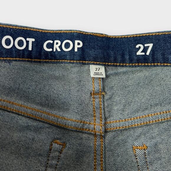 J.Crew Billie Demi-Boot Crop Jean in Lantern Wash Size 27 - Picture 4 of 8